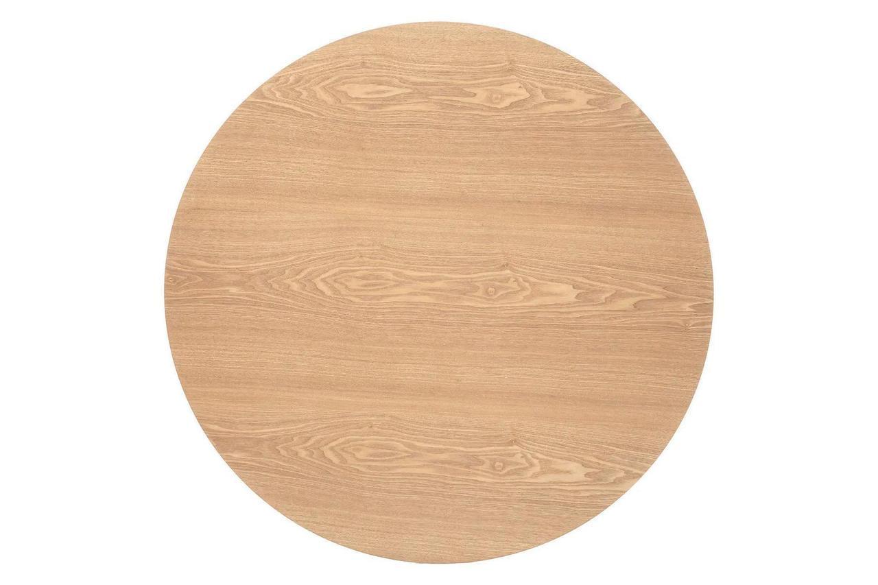 Стіл обідній Olsen Ø 80 см Wooden top Black base (13836) - фото 2
