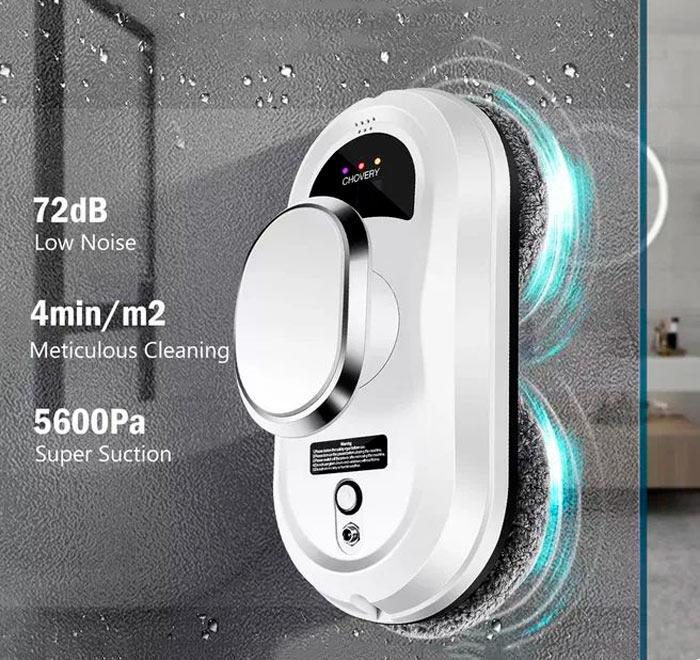Робот-мойщик CHOVERY CL.1 для мытья окон/плитки/террасы/душевой кабины/витрин 5 пар щеток (2255066559) - фото 5 Робот-мойщик CHOVERY CL.1 для мытья окон/плитки/террасы/душевой кабины/витрин 5 пар щеток (2255066559) - фото 5
