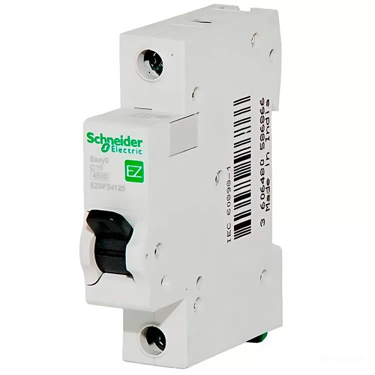 Автоматический выключатель Schneider Electric EZ9 1p 16A C Easy9 (EZ9F34116) Автоматический выключатель Schneider Electric EZ9 1p 16A C Easy9 (EZ9F34116)