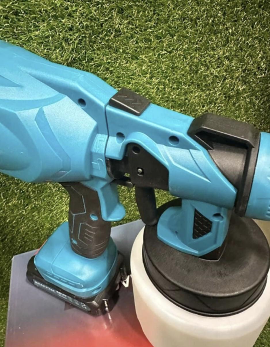 Фарбопульт KRAFFTEC K-48Pro 48 В 800 мл з 2 акумуляторами Синій (456Pro) - фото 3 Фарбопульт KRAFFTEC K-48Pro 48 В 800 мл з 2 акумуляторами Синій (456Pro) - фото 3