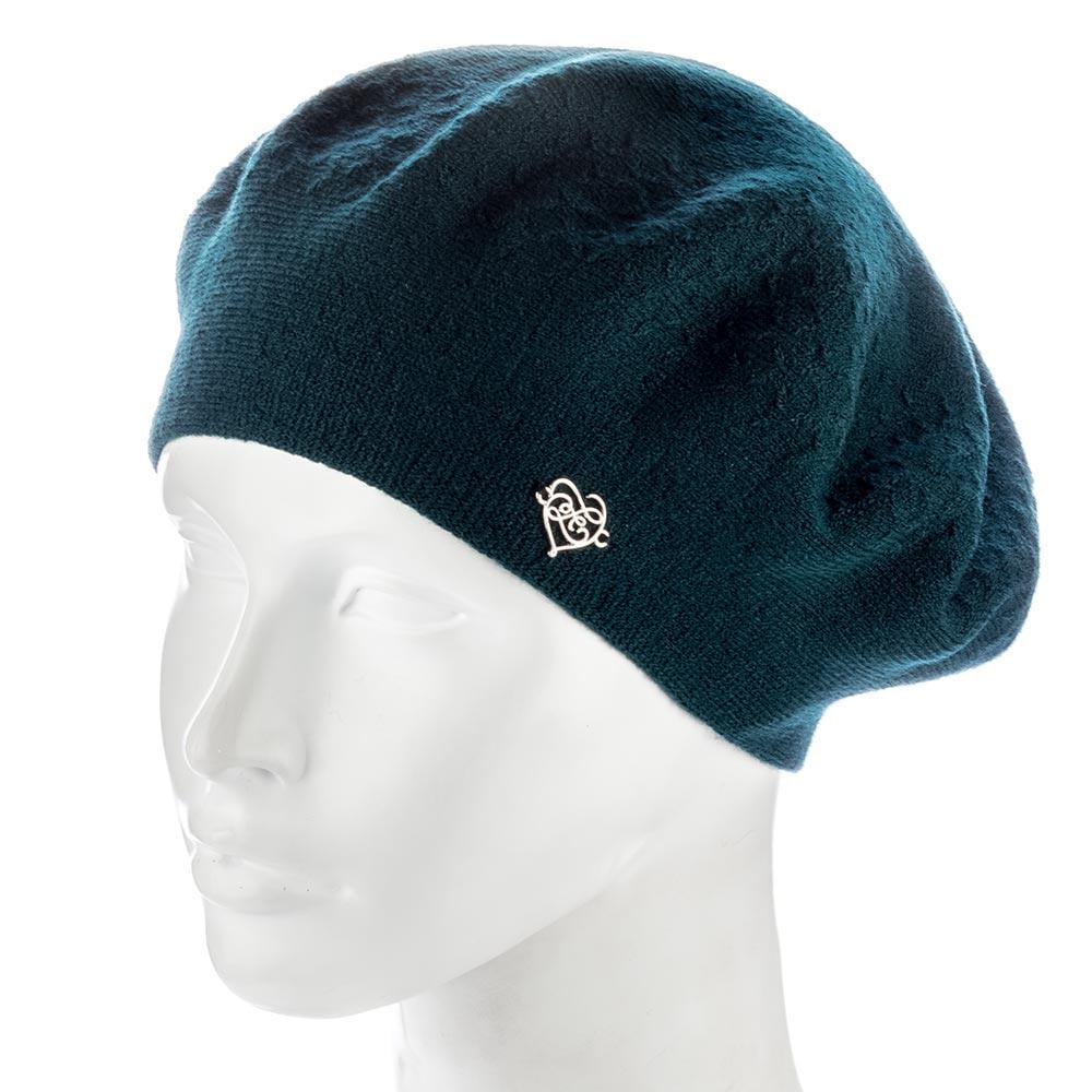 Берет женский Zolly ZH249 двойной шерстяной Зеленый (154083)