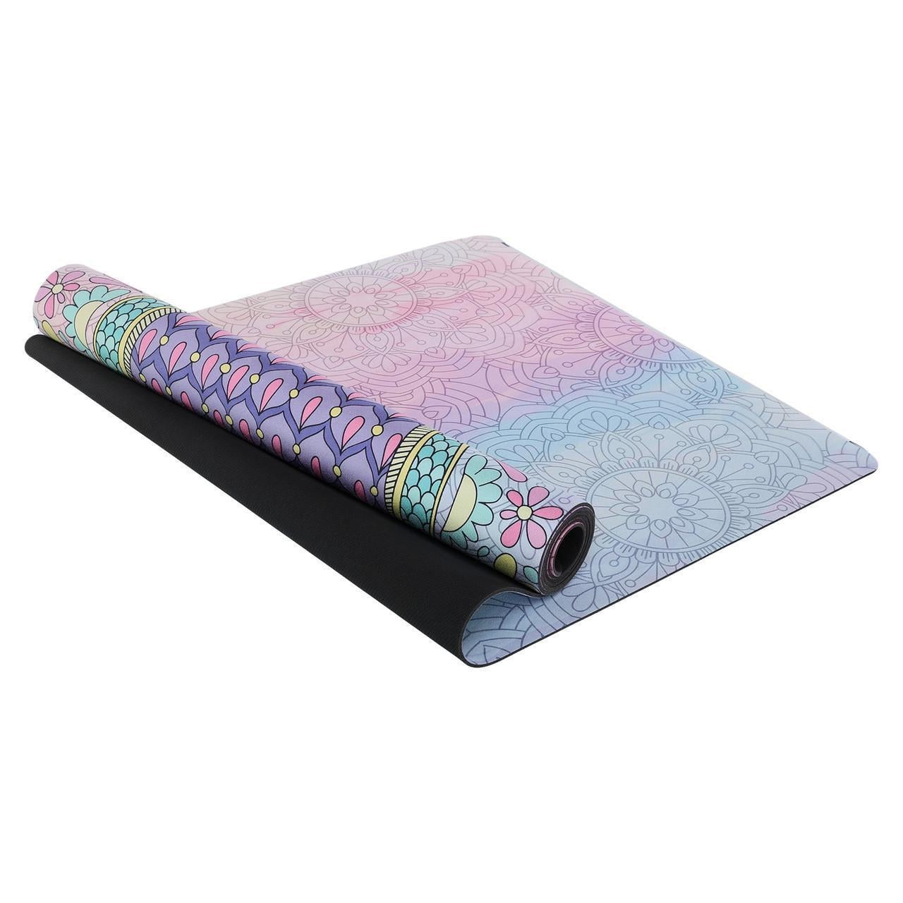 Коврик для йоги Record FI-5662-70 замшевый каучуковый двухслойный 3 мм (2532856136) Коврик для йоги Record FI-5662-70 замшевый каучуковый двухслойный 3 мм (2532856136)