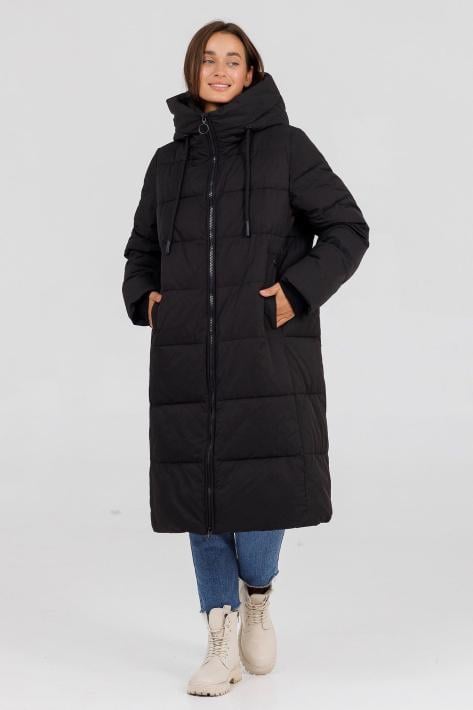 Пуховик женский батал Janiee р. 54 Черный (6523s\54) Пуховик женский батал Janiee р. 54 Черный (6523s\54)