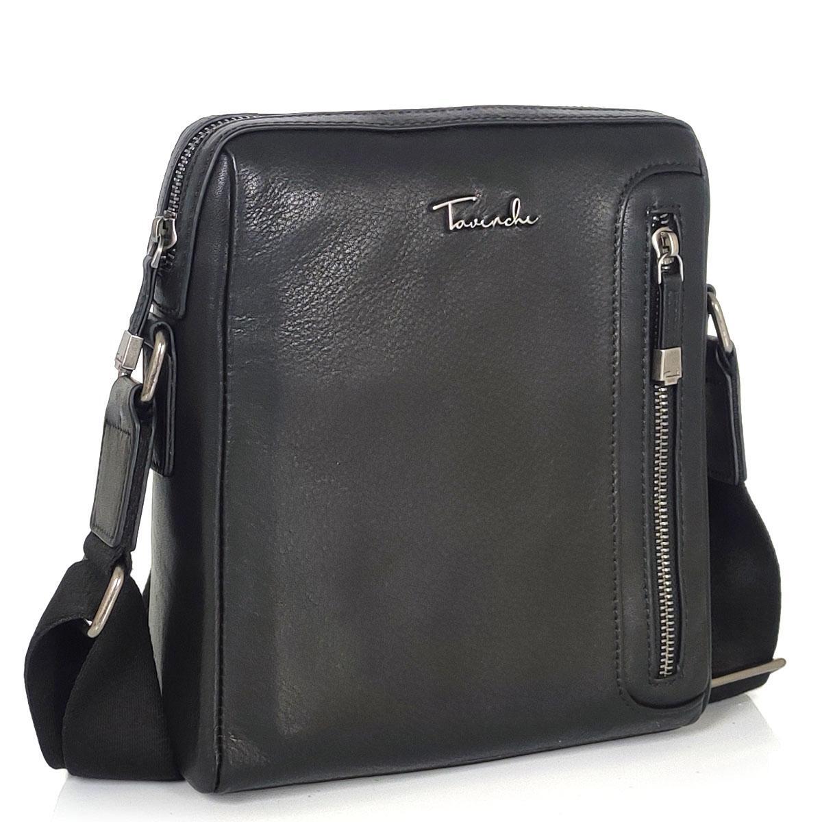 Мужская сумка через плечо Royal Bag TV-S-SM8-S007A из натуральной кожи Черный (5279)