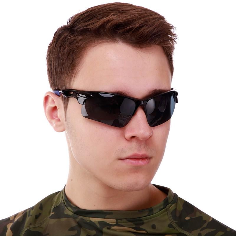 Спортивні сонцезахисні окуляри OAKLEY Чорний (MS-2496) - фото 5