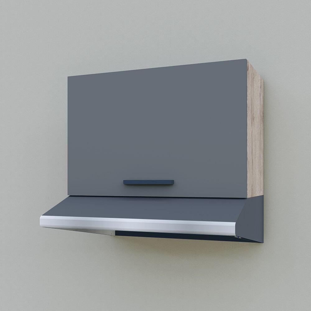 Шафа навісна Opendoors МП2 для кухні під витяжку 600 мм Графітовий/Аліканте (МП2/10) - фото 2 Шафа навісна Opendoors МП2 для кухні під витяжку 600 мм Графітовий/Аліканте (МП2/10) - фото 2
