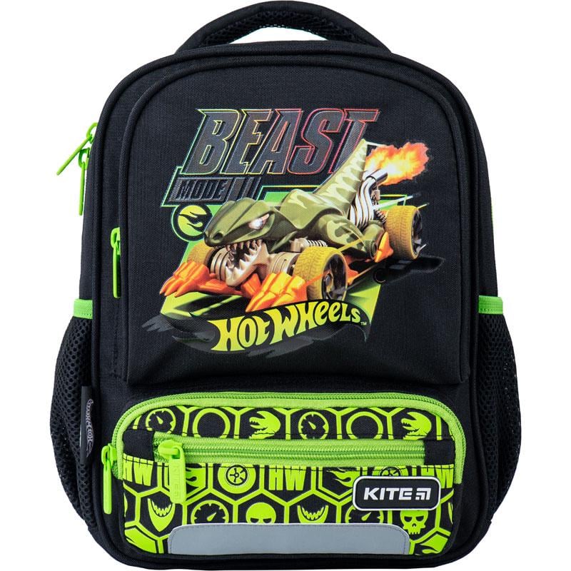 Рюкзак ортопедичний Kite Kids Hot Wheels 29х23х9 см (HW21-559XS)
