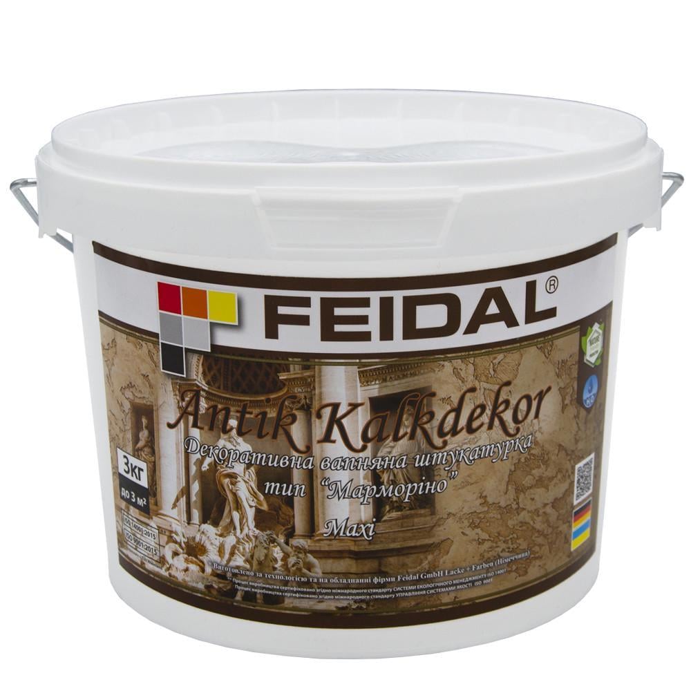 Штукатурка декоративная известковая Feidal Antik Kalkdekor Maxi 3 кг (1886455507)