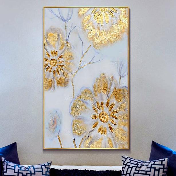 Картина на полотні ArtSale Квіти 50х100 см flwr0052