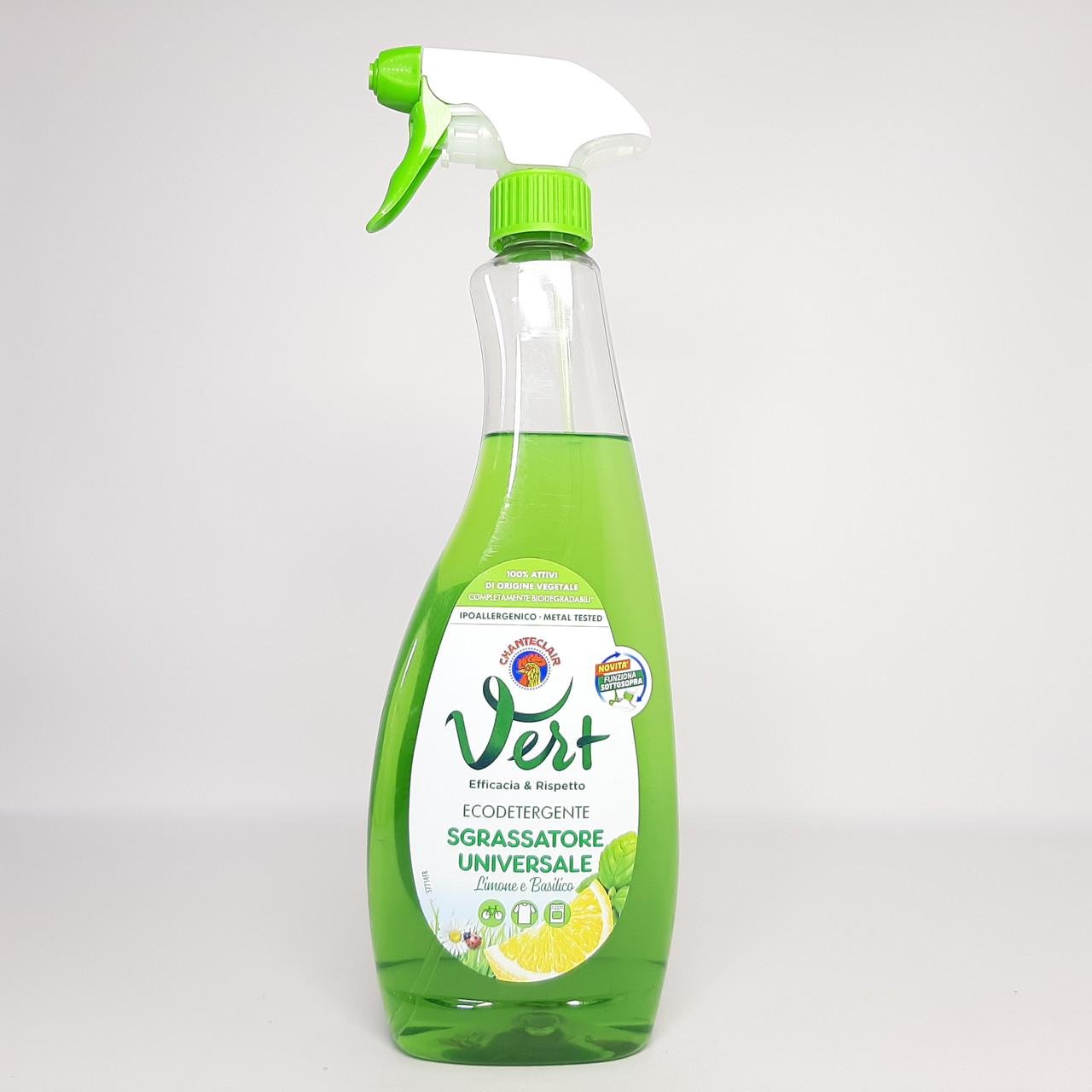 Знежирювач універсальний ChanteClair Vert Sgrassatore з лимоном та базиліком 600 мл (X-2202)