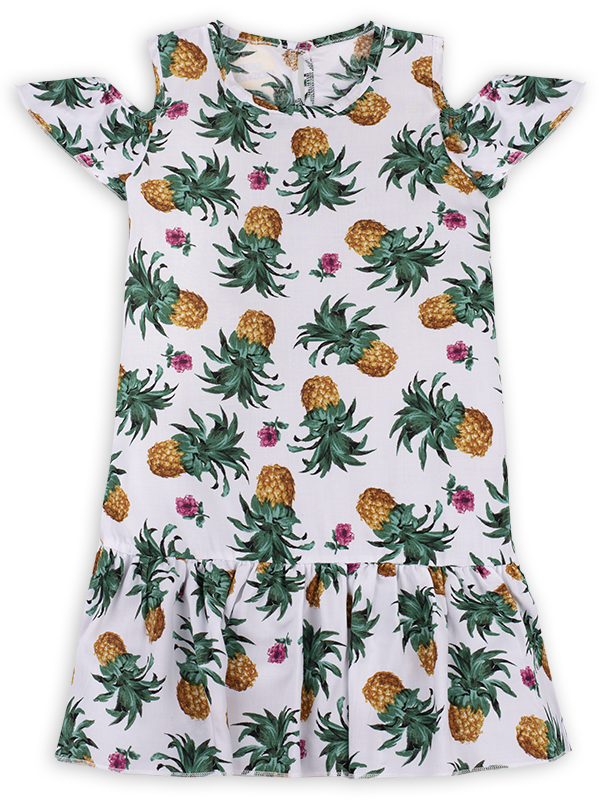 Платье детское хлопковое летнее для девочки Gabbi PL-20-16-3 Морской гламур 104 см Белый (12532)