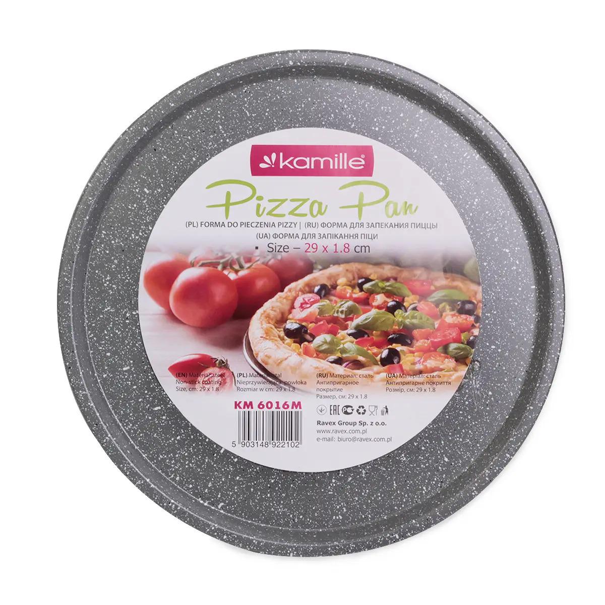 Форма для пиццы Kamille KM-6016M 29 см (90329) - фото 1 Форма для пиццы Kamille KM-6016M 29 см (90329) - фото 1