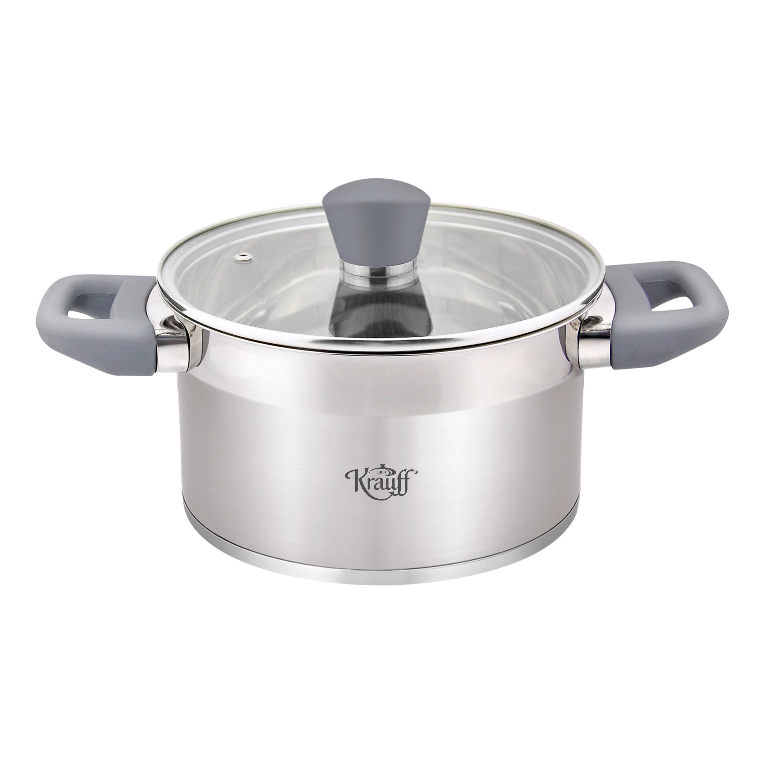 Каструля Krauff Elite Vizo зі скляною кришкою 2,6 л (26-238-056)