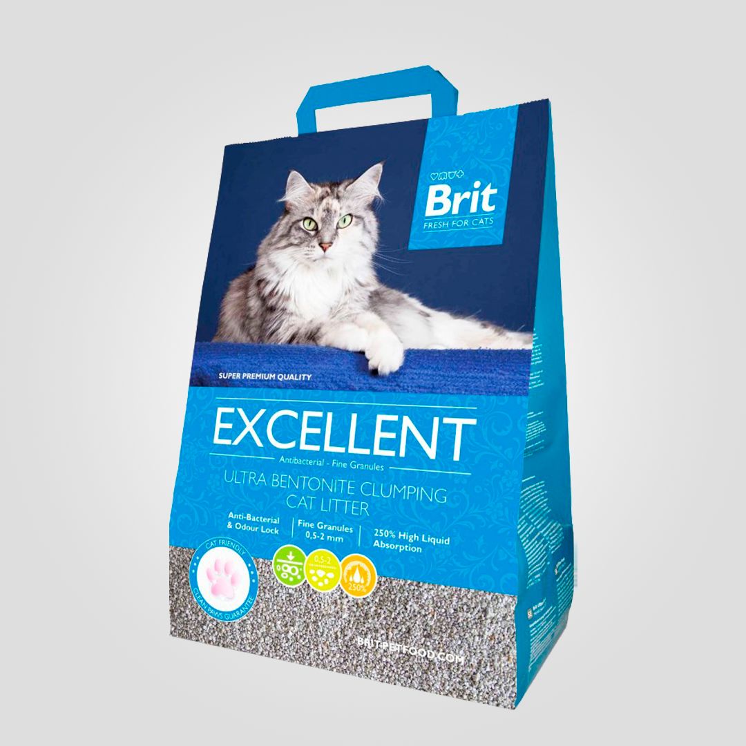 Наповнювач для котячого туалету Brit Fresh Excellent бентонітовий 5 кг (20504320)