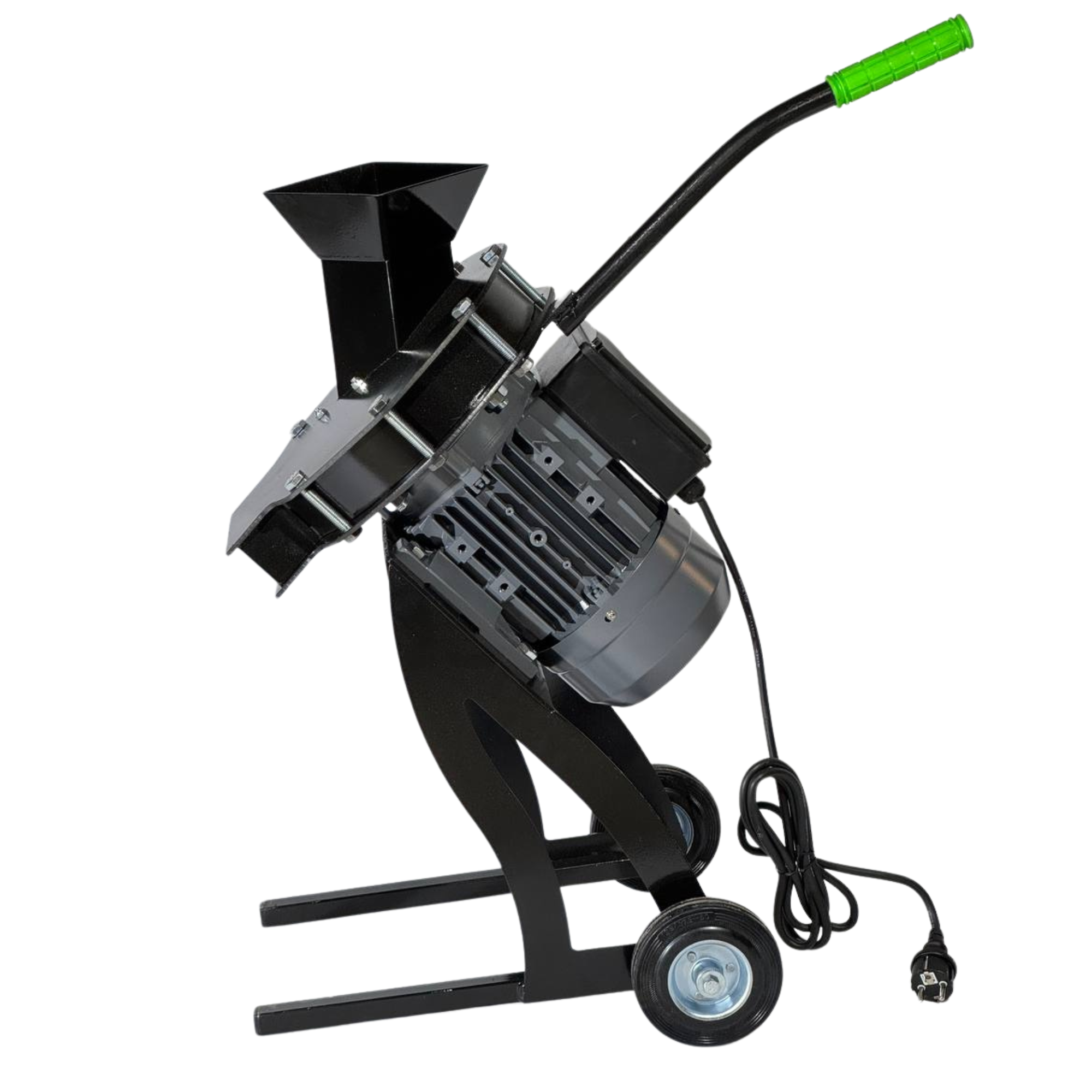 Щепорез с однофазным электродвигателем Romex 3 кВт с одним запасным ножом до 5 см