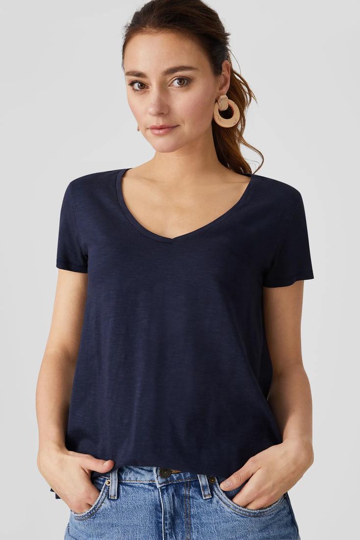 Футболка C & A 64423/2082959x51 женская XS Темно-синий (178008)
