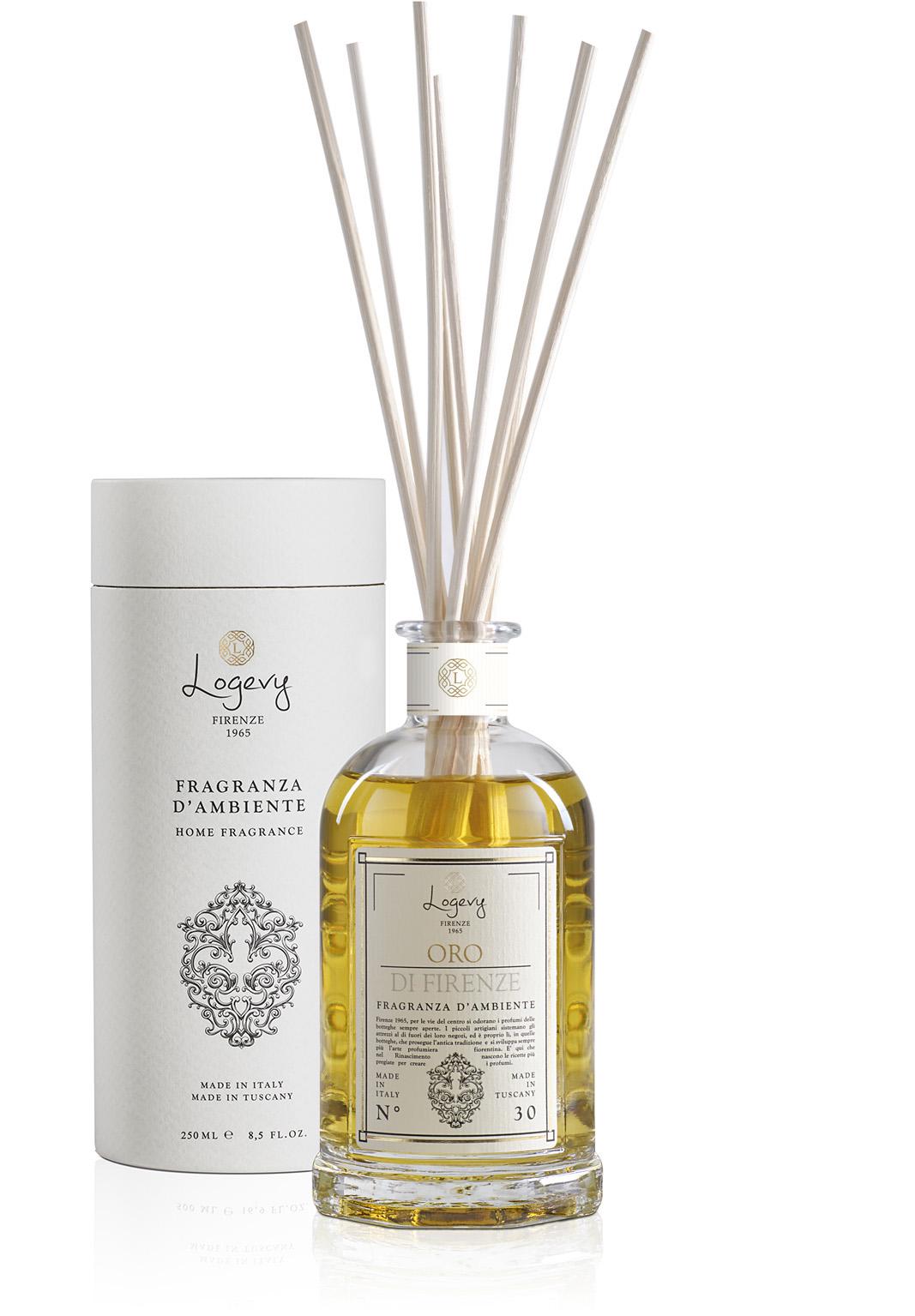 Аромадиффузор Logevy Firenze Oro di Firenze Золото Флоренции 250 мл (LOG0199) - фото 2 Аромадиффузор Logevy Firenze Oro di Firenze Золото Флоренции 250 мл (LOG0199) - фото 2