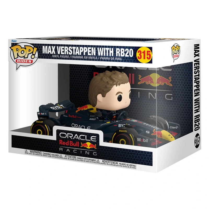 Ігрова фігурка FUNKO POP Rides серії Формула 1 МАКС ФЕРСТАППЕН З RB20 (22661)