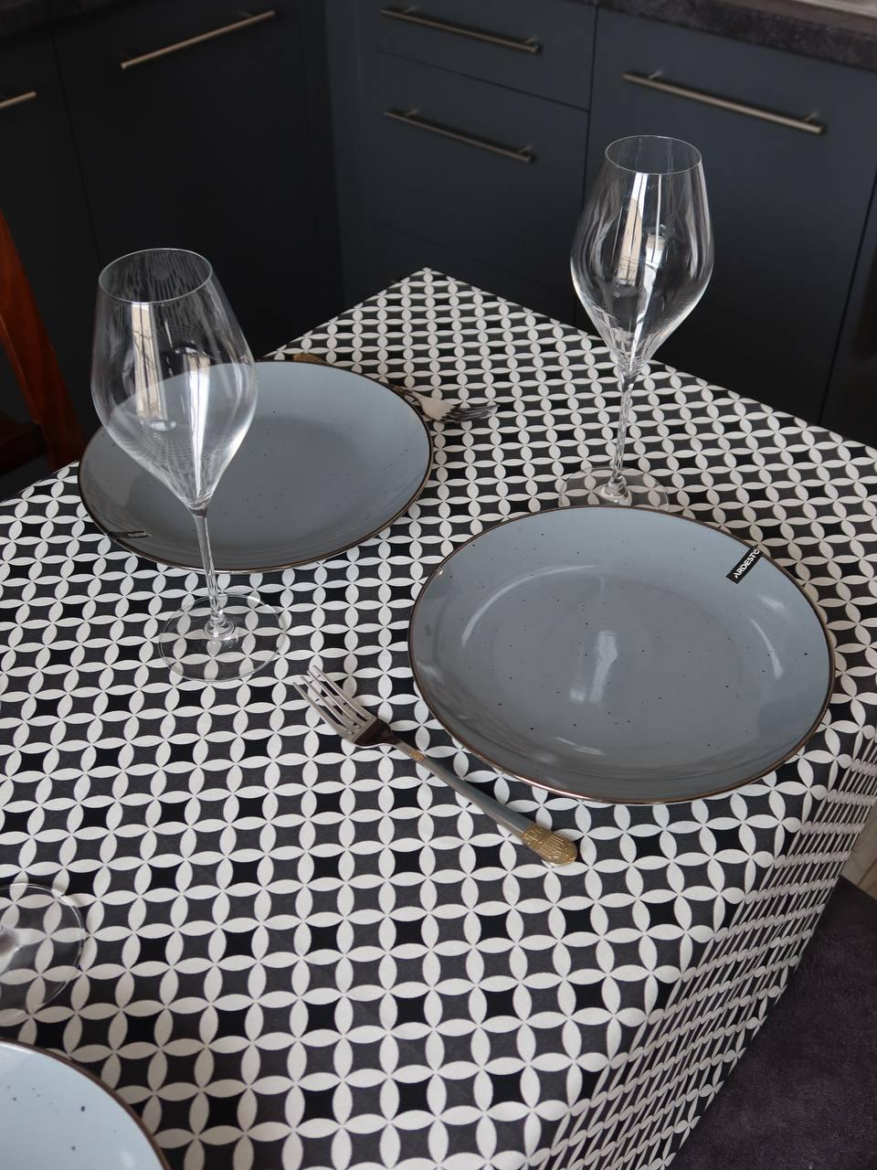 Скатертина водовідштовхувальна тефлонова прямокутна 300x170 см (300139-p5) - фото 4 Скатертина водовідштовхувальна тефлонова прямокутна 300x170 см (300139-p5) - фото 4