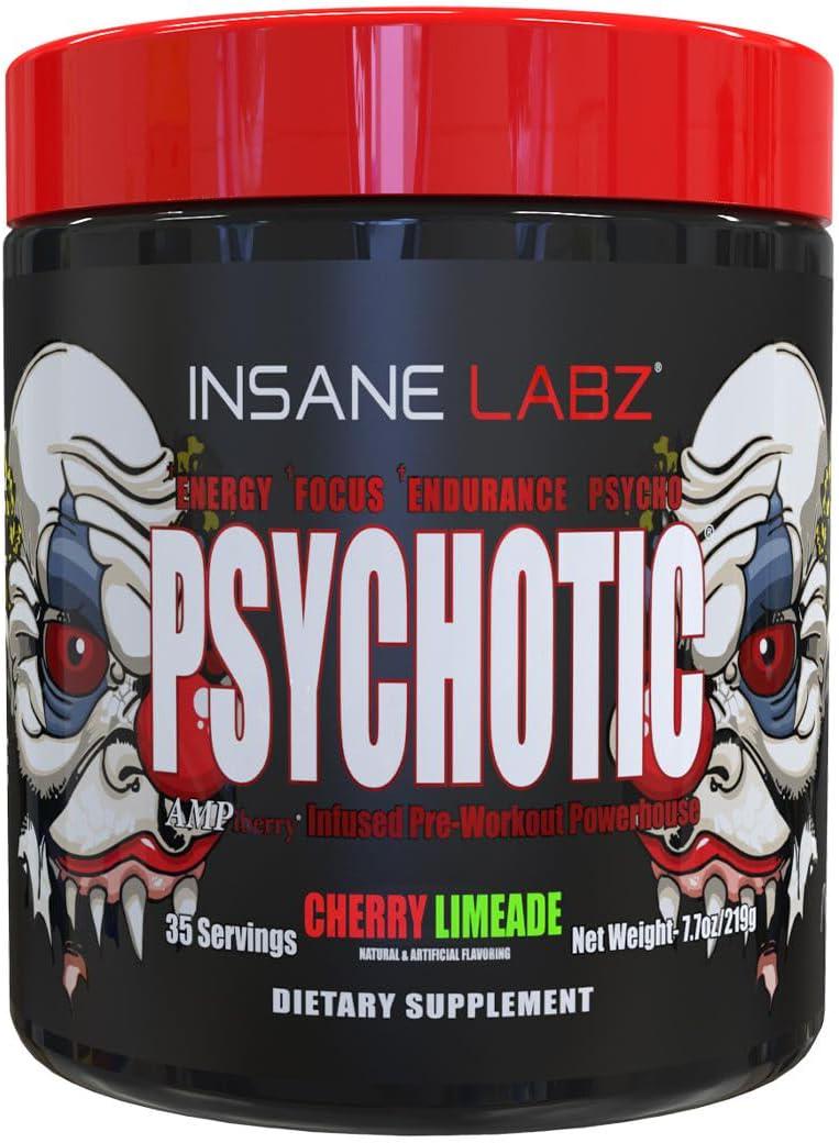 Передтренувальний комплекс Insane Labs Psychotic Mens 220 g Cherry Limeade - фото 1