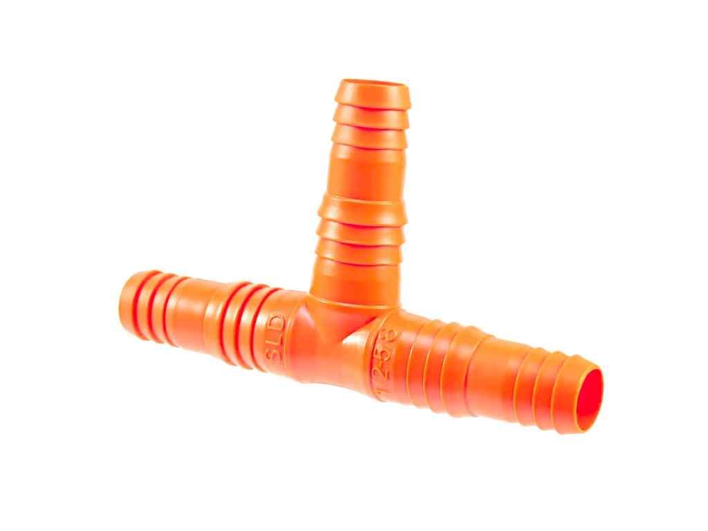 Соединитель на шланг SLD 1/2"-5/8" трехсторонний универсал 047 пластик (888240)