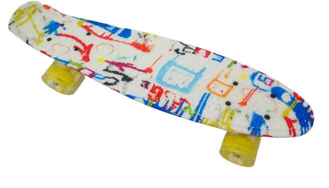 Пенниборд Penny Graffity 22" светящиеся колеса Versi (2T2044)