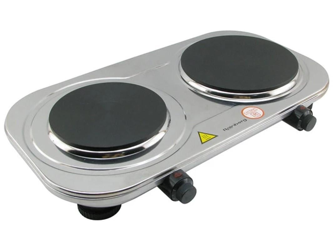 Електроплита настільна Rainberg 2 конфорки