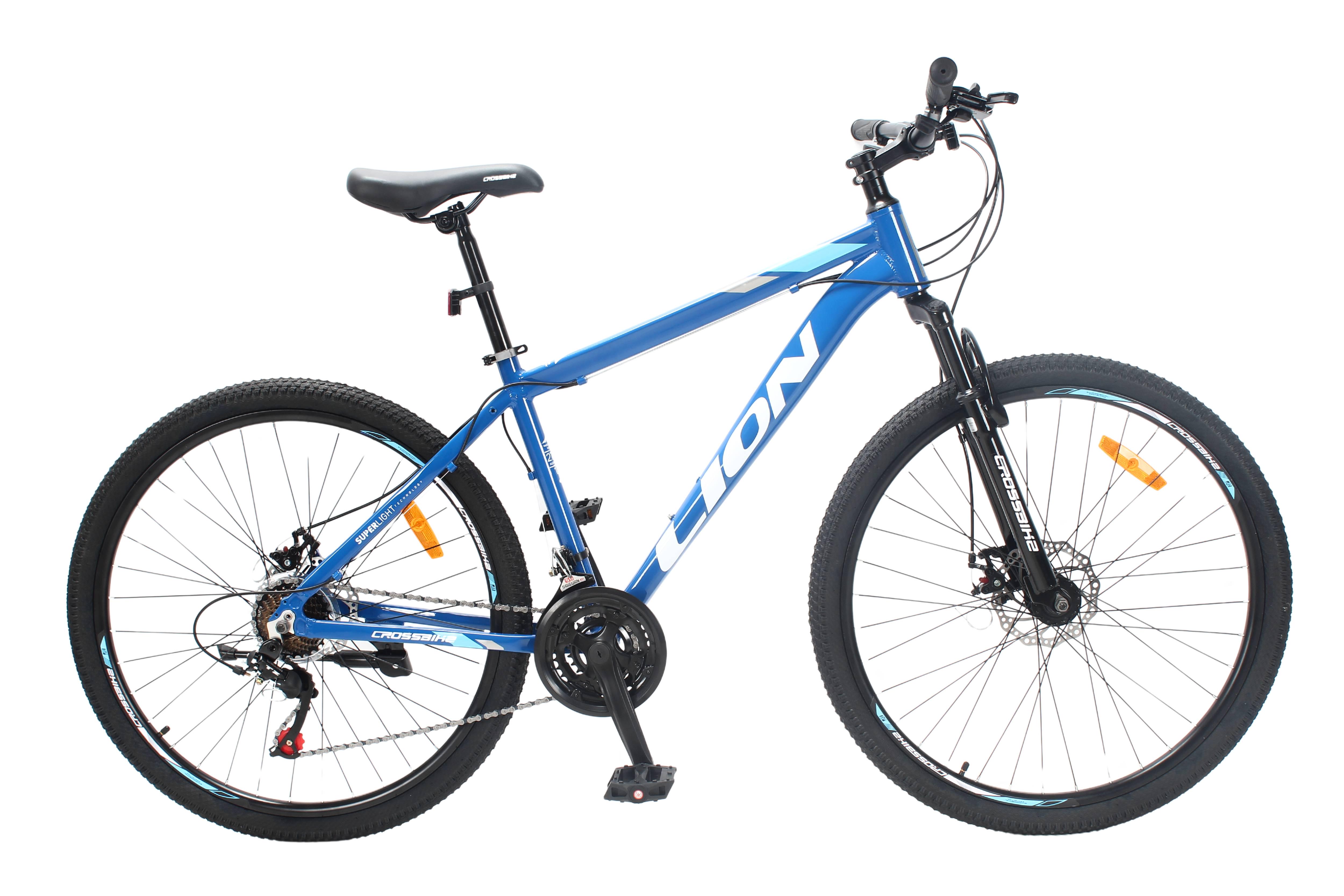 Велосипед CrossBike Lion 27,5" 17" Сине-голубой - фото 1
