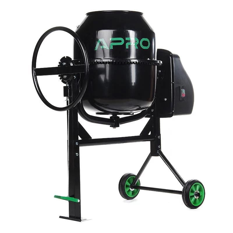 Бетономешалка Apro СМ-120 28-30 об/мин. 550 Вт 120 л венец из чугуна кабель 2,1 м (83739/899512) - фото 2