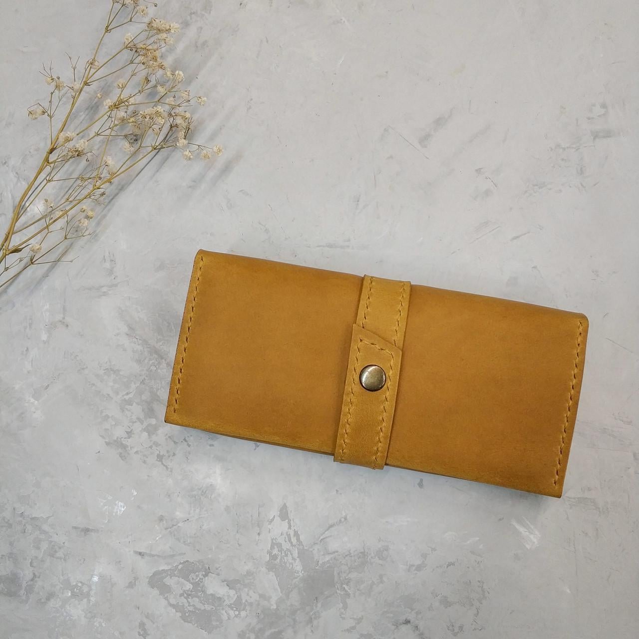 Кошелек женский Stedley leather Жаклин из натуральной кожи Песочный (30640143)