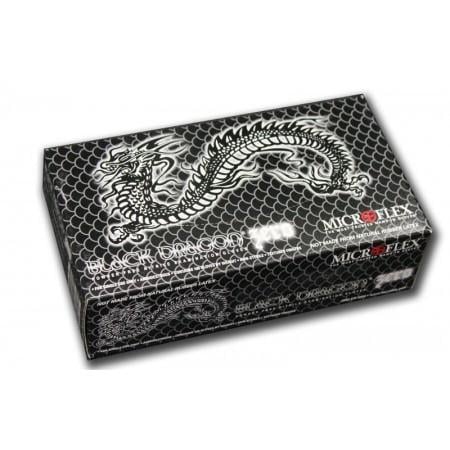 Перчатки Black Dragon Zero нитриловые XL 100 шт. Черный