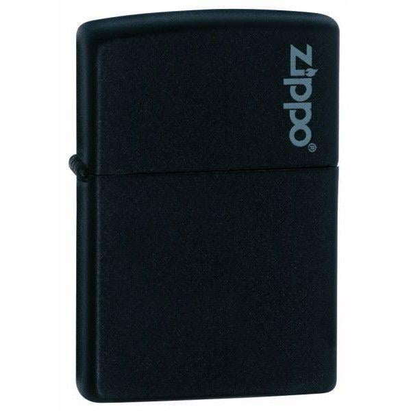 Запальничка ZIPPO 218 ZL Black Matte з логотипом