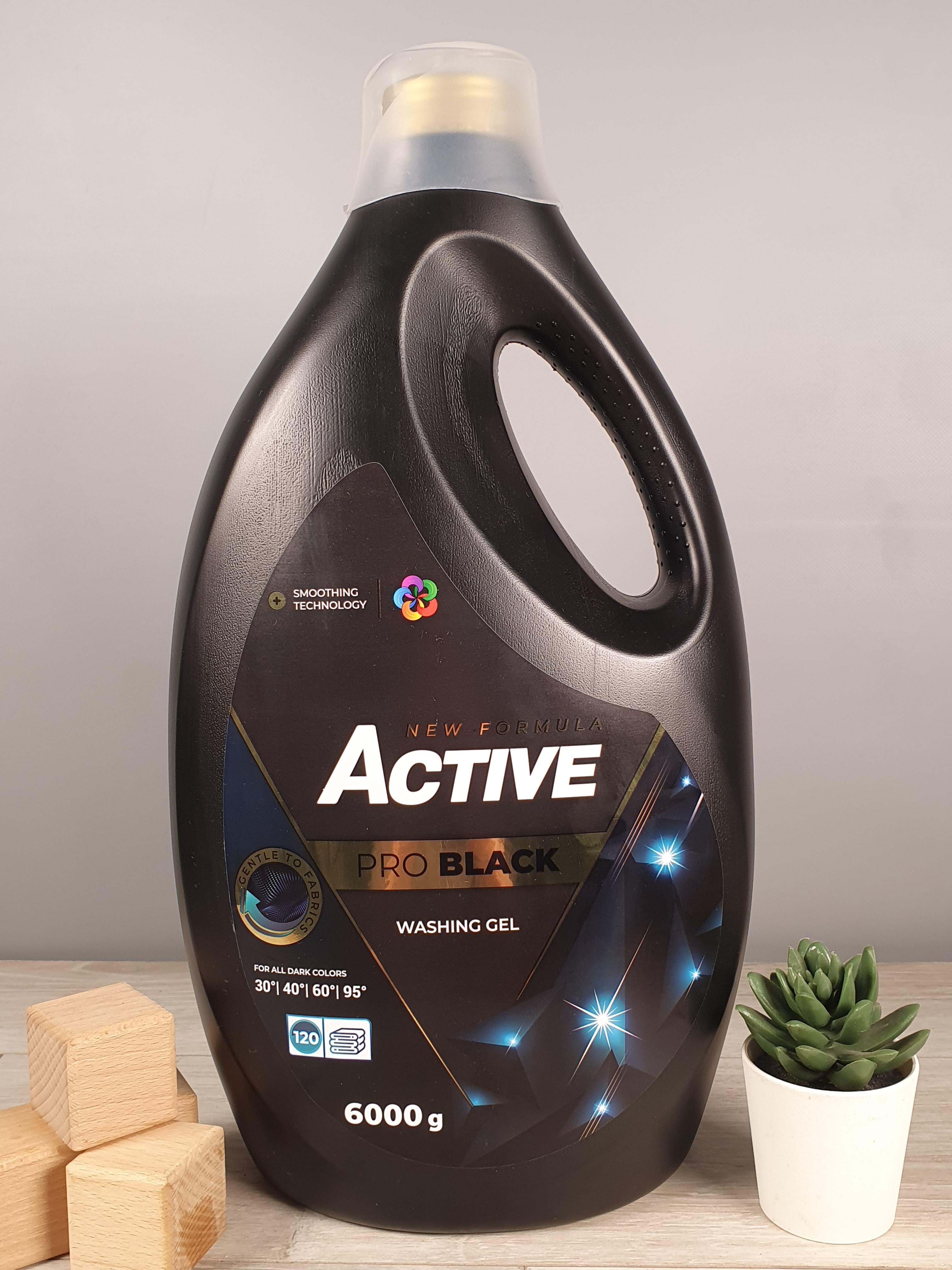 Гель для стирки Active Pro Black 6 л 120 стирок (13461385)