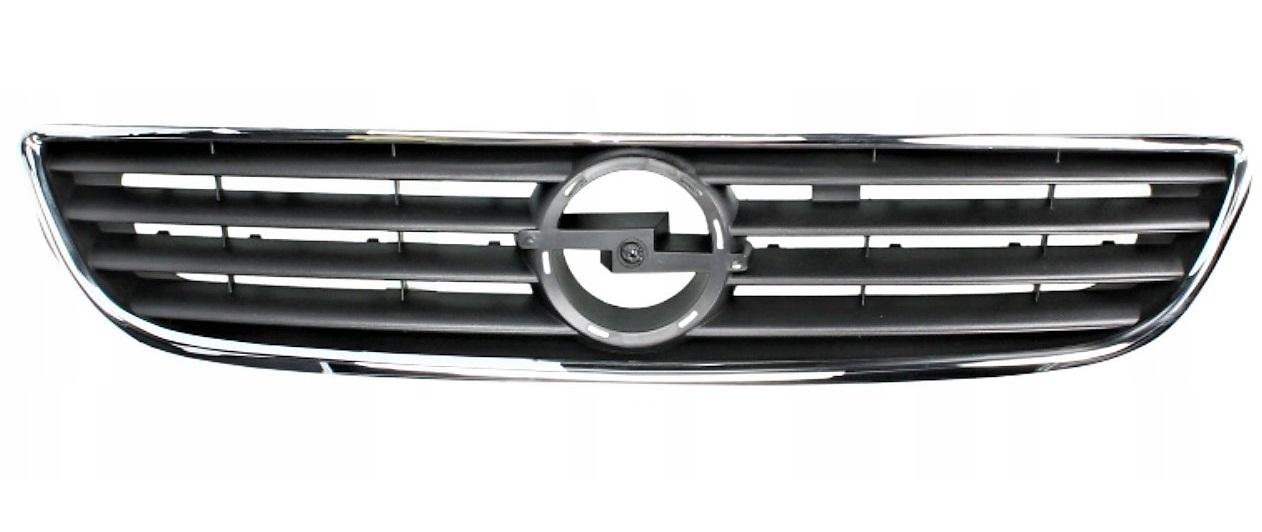 Решетка радиатора AVTM Opel Zafira A 1999-2001 без эмблемы Черный (185062990)