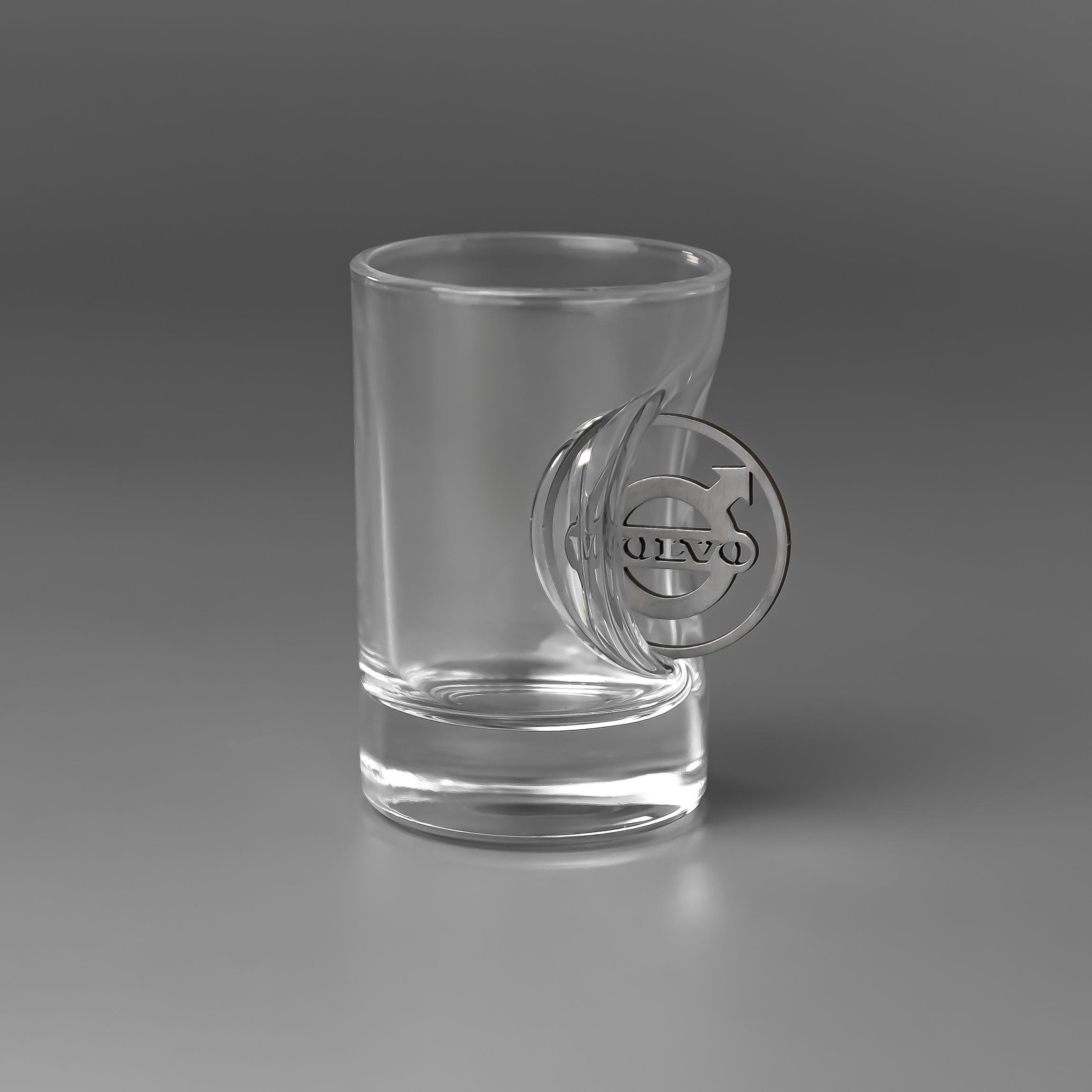 Рюмка VSKLO с автомобильной вставкой Volvo 50 мл (19573665)