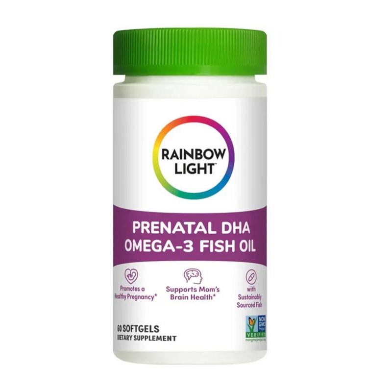 Омега-3 Rainbow Light Prenatal DHA Omega-3 Fish Oil 60 мягких капс.