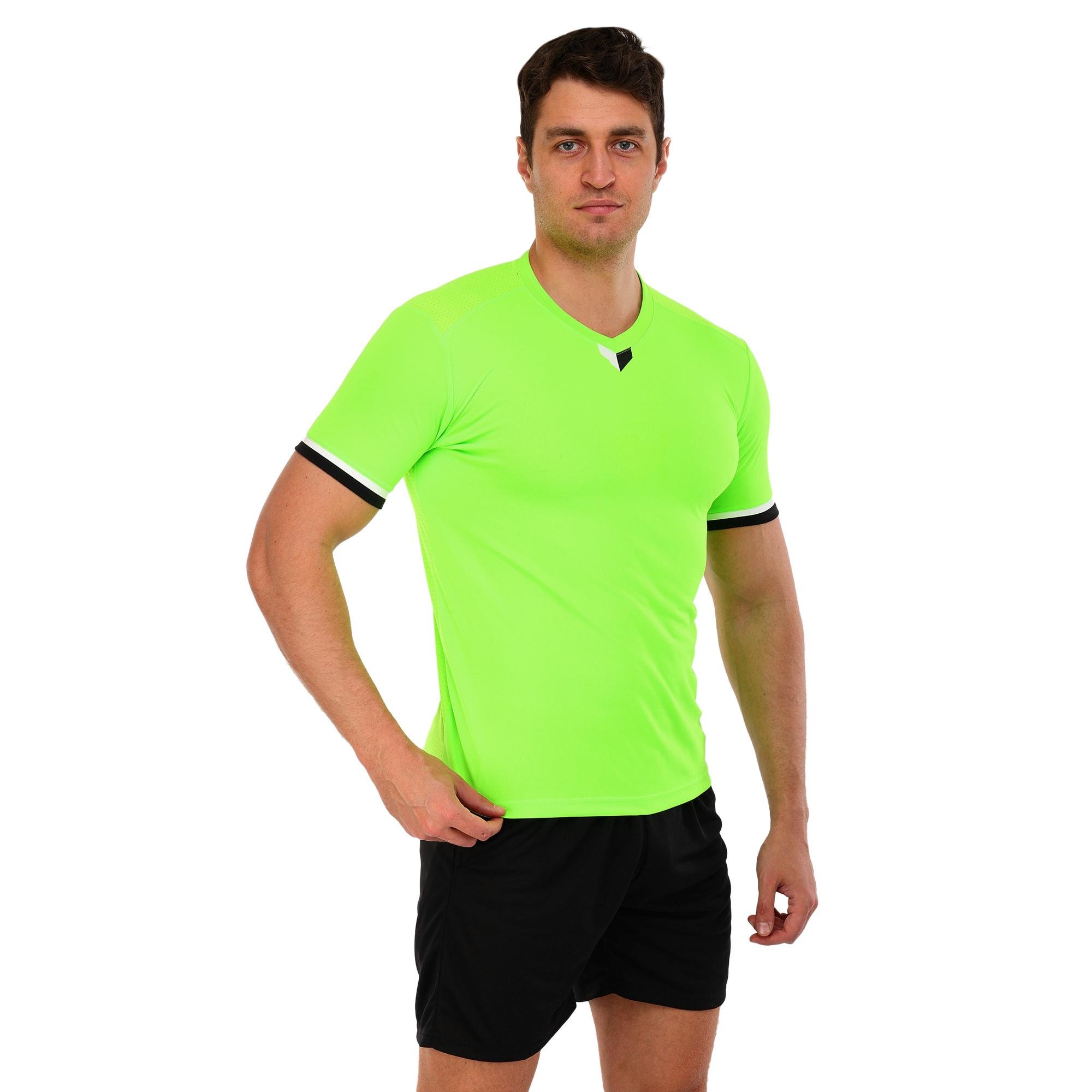 Форма футбольная комплект Lingo JG-6310 футболка/шорты полиэстер 2XL Салатово-черный (JG-6310_Салатовый-черный_2XL)