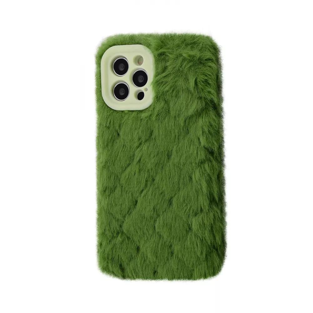 Чехол для телефона PRC Fluffy Love Case iPhone 12 Pro Green Чехол для телефона PRC Fluffy Love Case iPhone 12 Pro Green