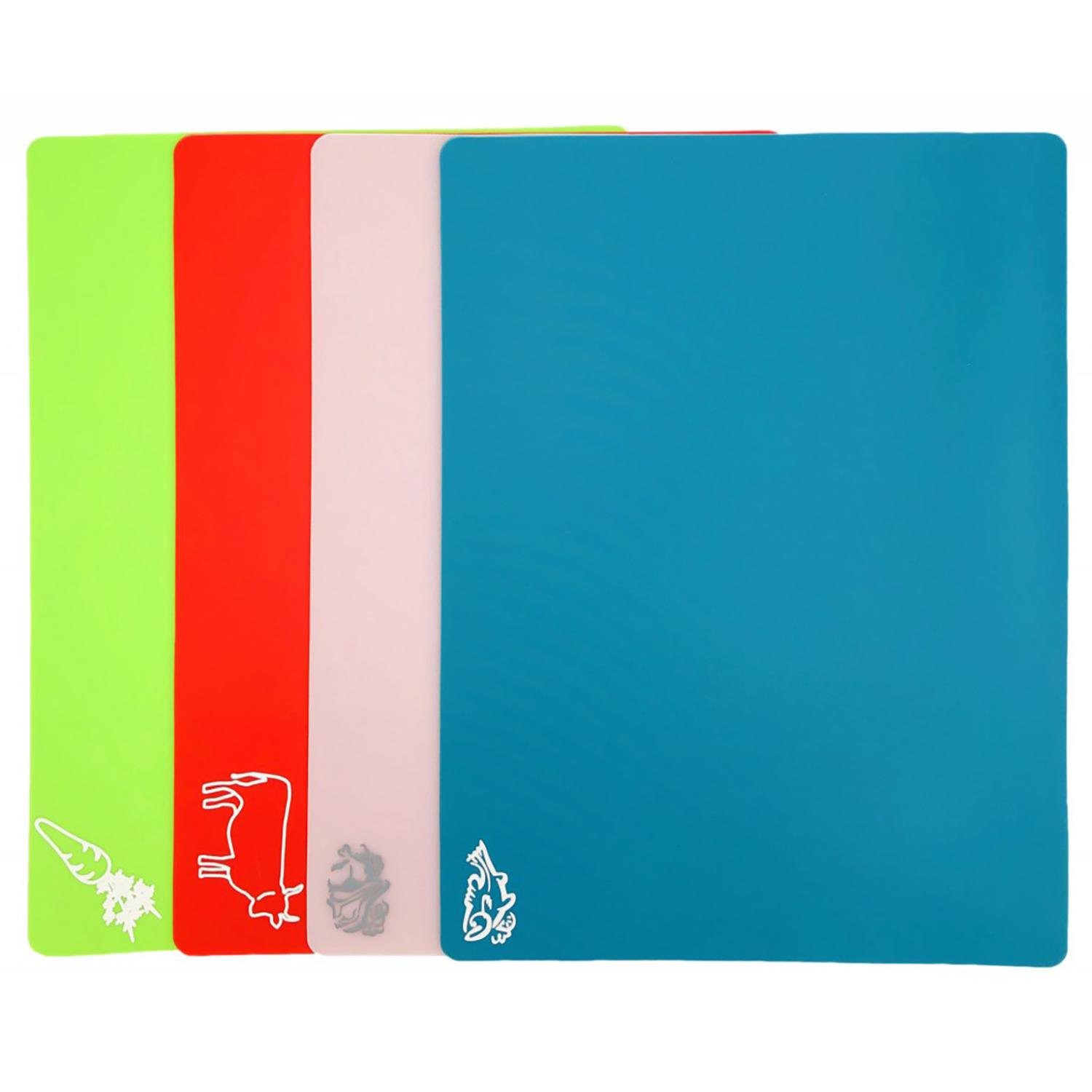 Набор гибких кухонных досок Con Brio 40,6х30,5 см 4 шт. Разноцветный (86934)