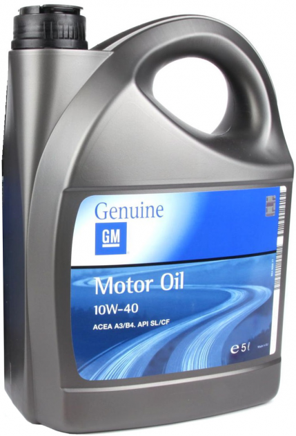 Масло GM Motor Oil 10W-40 моторное 5 л - фото 1