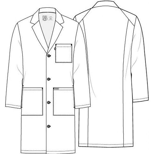 Халат унисекс медицинский лабораторный Cherokee 38" 97 см L Белый (CKE460/WHT/L) - фото 2 Халат унисекс медицинский лабораторный Cherokee 38" 97 см L Белый (CKE460/WHT/L) - фото 2