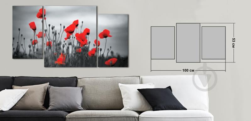 Модульная картина Декор Карпаты Vip Collection 100х53 см (VIP-M3-165)