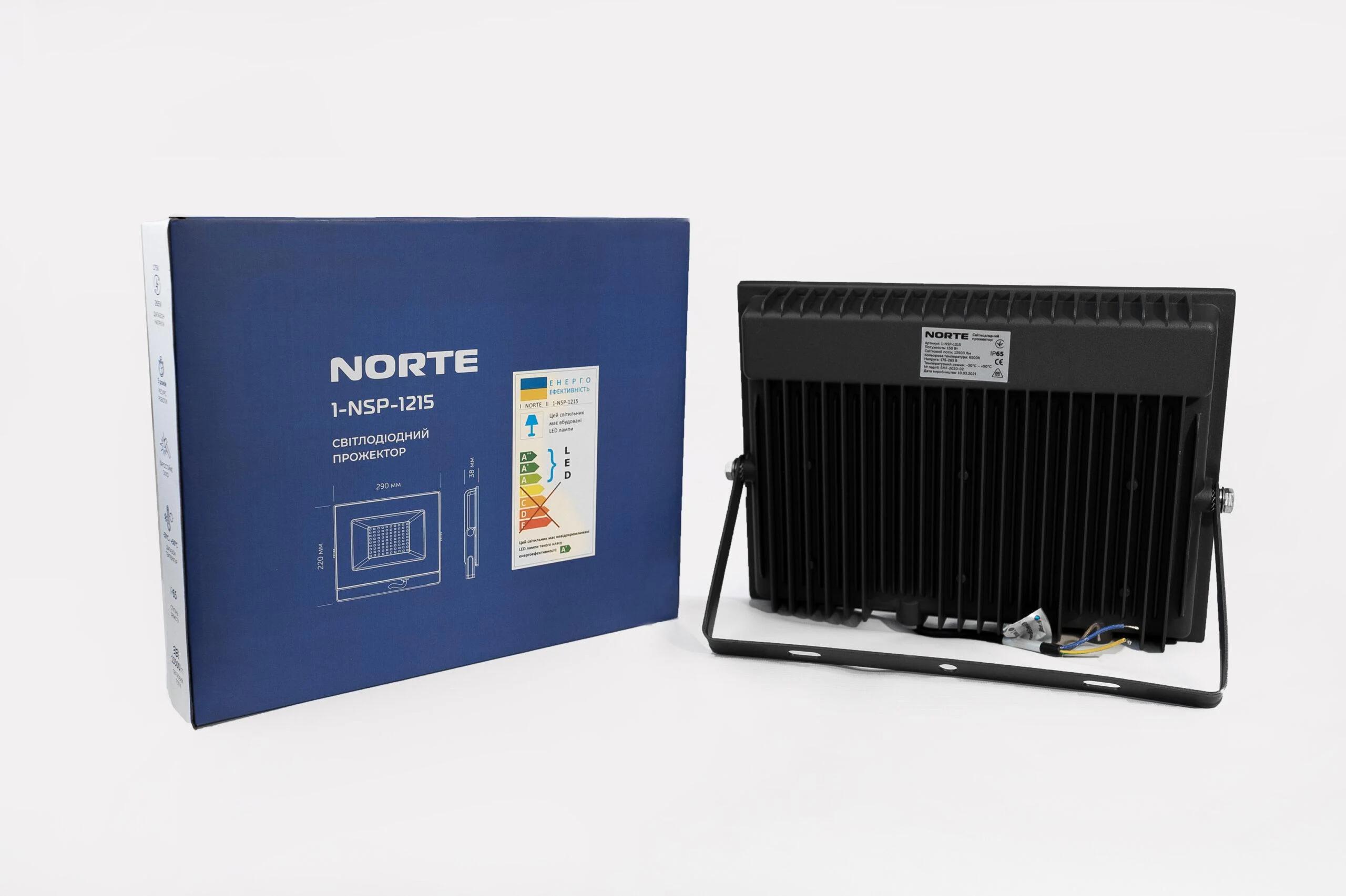 Прожектор NORTE Spotlight 1-NSP-1215 150W 6500К (27803351) - фото 2 Прожектор NORTE Spotlight 1-NSP-1215 150W 6500К (27803351) - фото 2