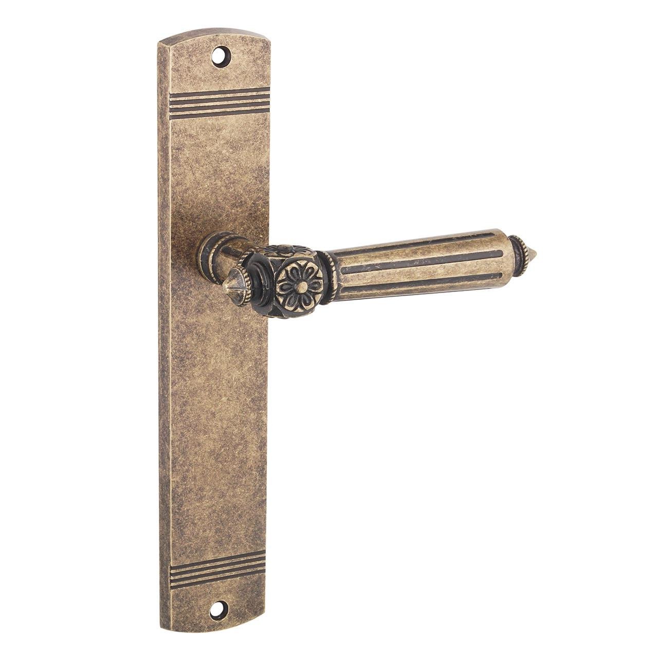 Дверная ручка межкомнатная Siba RIMINI проходная на планке Античная бронза матовая (Е13 0В 82 82) Дверная ручка межкомнатная Siba RIMINI проходная на планке Античная бронза матовая (Е13 0В 82 82)