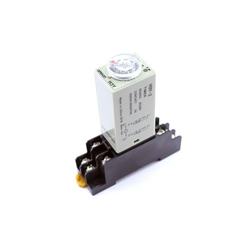 Реле времени на DIN-рейку 0-5 с/220 В/5 А (H3Y-2)