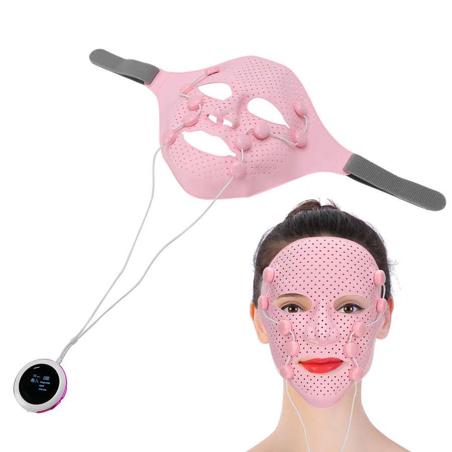 Маска-масажер для обличчя Smart Face massager Рожевий - фото 7