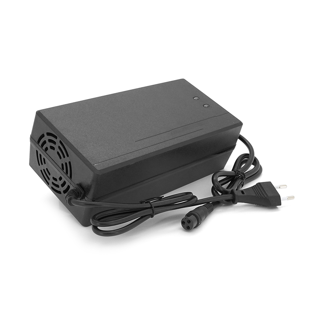 Зарядное устройство VOLTRONIC Jinyi LiFePo4 48V 8A 13S с индикацией 3-pin для аккумуляторов (37989)