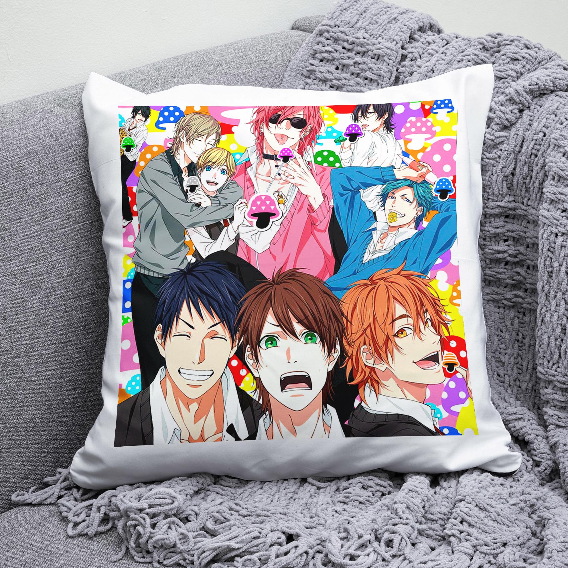 Плюшевая подушка квадрат с принтом Yarichin bitch club "2