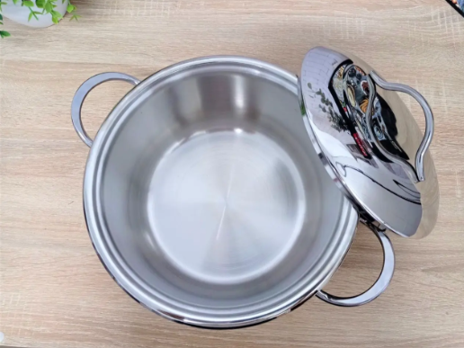 Каструля зі сталевою кришкою OMS з нержавіючої сталі для газу і індукці 4,6 л (2005.4.6) - фото 11 Каструля зі сталевою кришкою OMS з нержавіючої сталі для газу і індукці 4,6 л (2005.4.6) - фото 11