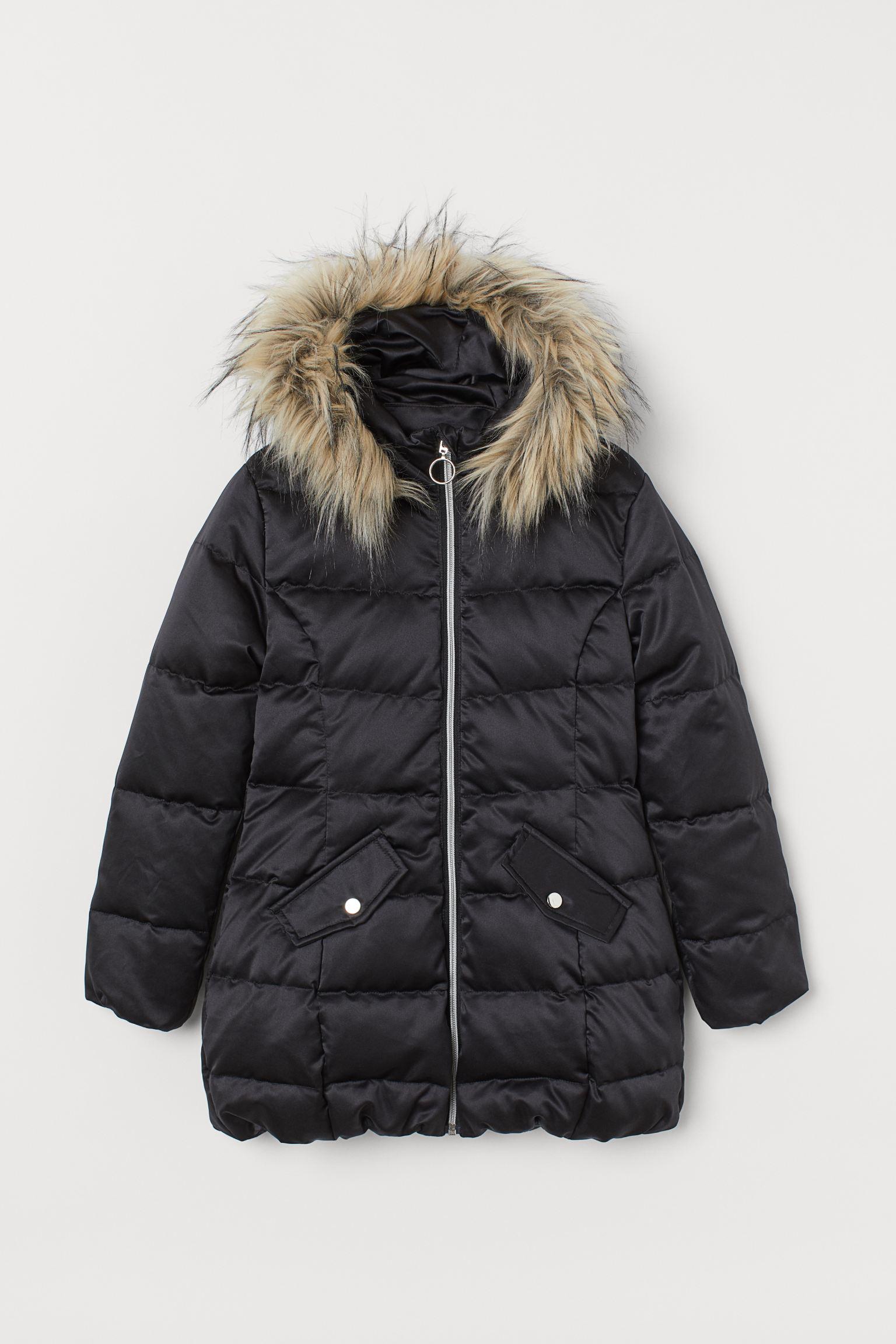 Пуховик H&M 158 см Черный (11087650470)